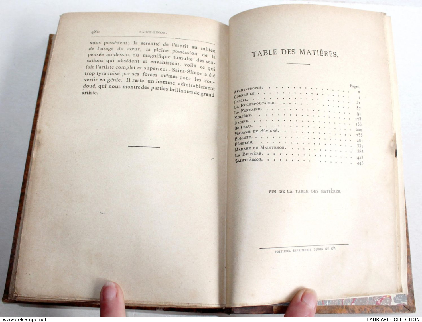 EMILE FAGUET DIX SEPTIEME SIECLE ETUDES LITTERAIRES CORNEILLE MOLIERE 1896 OUDIN / ANCIEN LIVRE XIXe SIECLE (2204.44) - 1801-1900