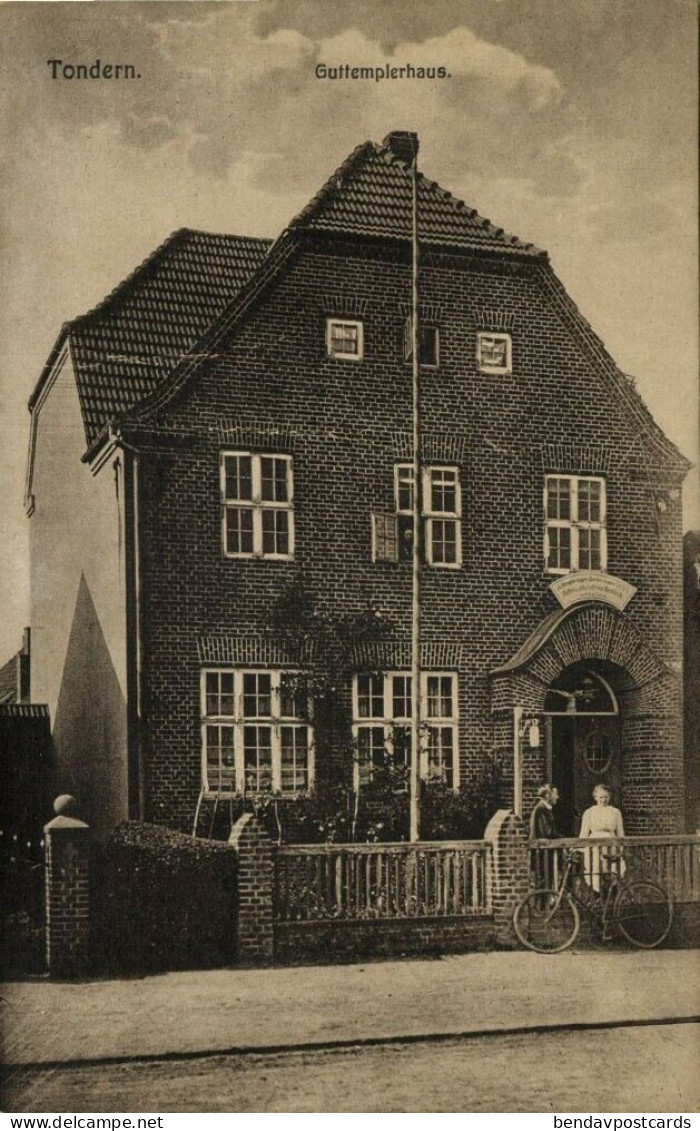 Denmark, TØNDER TONDERN, Guttemplerhaus, Good Templars (1910s) Postcard - Denemarken