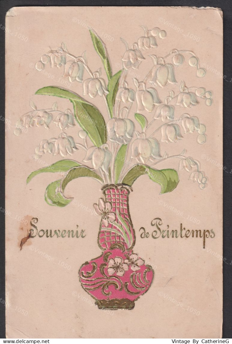 CPA MUGUET Porte-bonheur 1905 Carte  +/- 9x14cm #118020 - Otros & Sin Clasificación