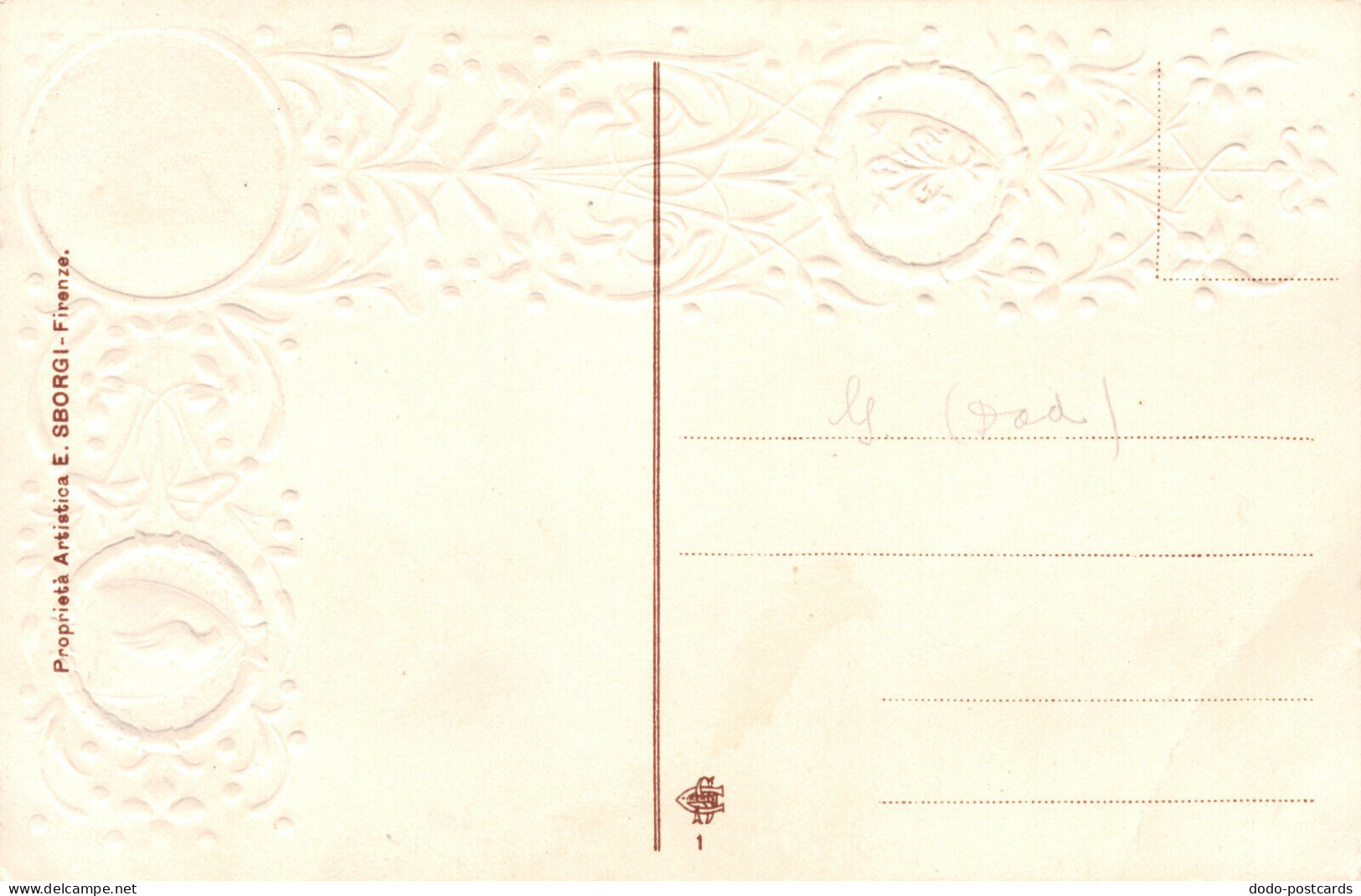 R253426 Best Christmas Wishes. E. Sborgi. Postcard. 1911 - Mondo
