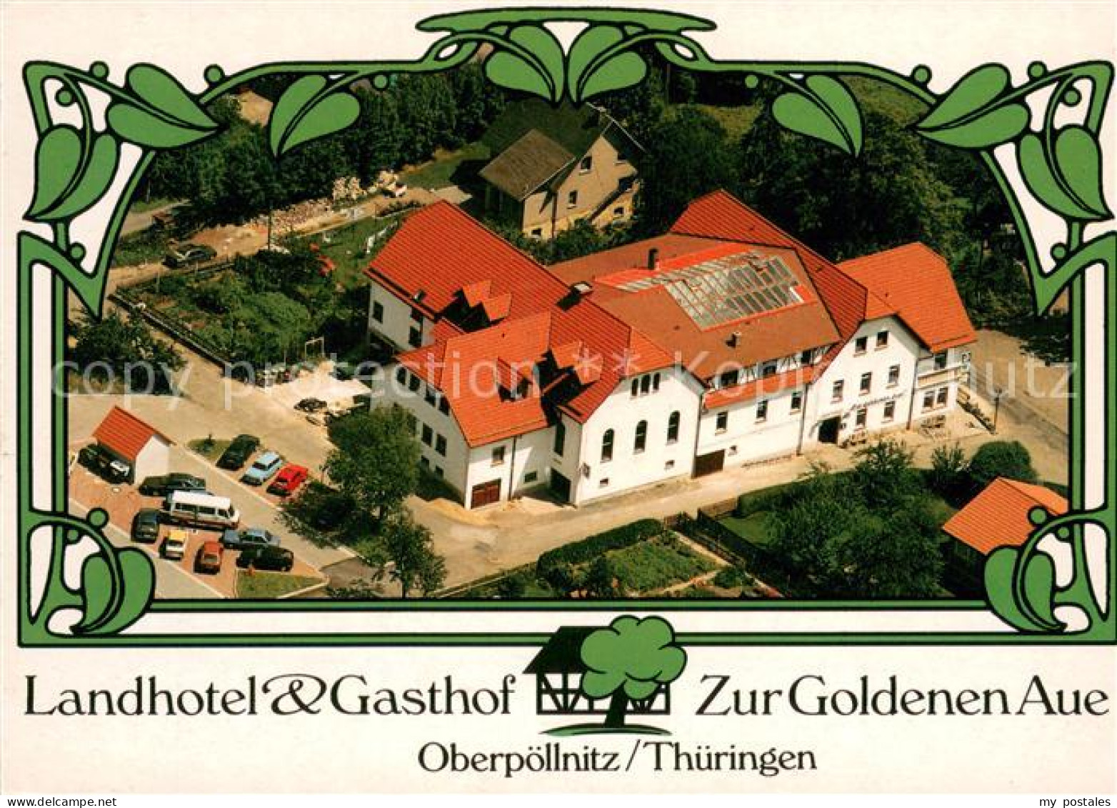 73667039 Oberpoellnitz Triptis Landhotel Gasthof Zur Goldenen Auge Fliegeraufnah - Triptis