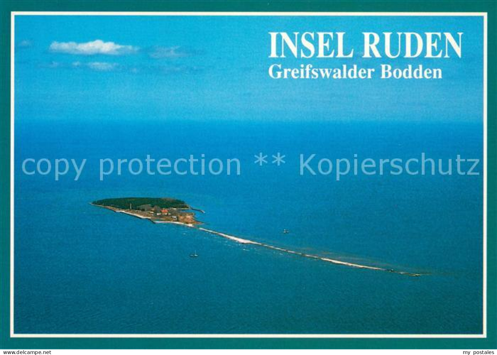 73667029 Greifswalder Bodden Insel Ruden Fliegeraufnahme Greifswalder Bodden - Greifswald