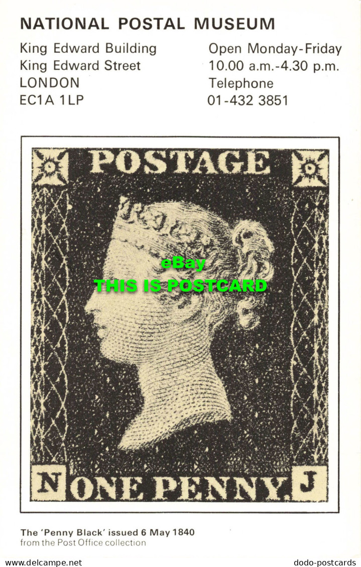 R564023 National Postal Museum. The Penny Black. From The Post Office Collection - Mondo