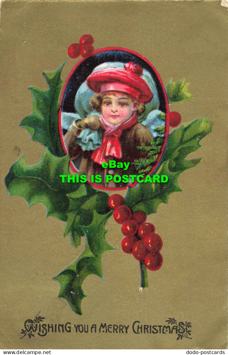 R564025 Wishing You A Merry Christmas. 1910 - Mondo
