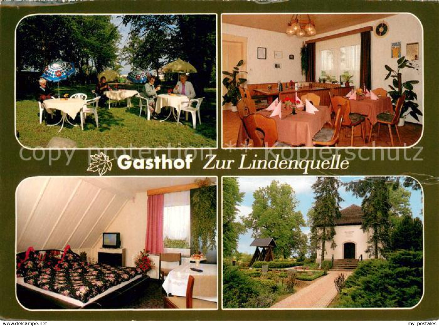73666854 Rustow-Loitz Vorpommern Gasthof Zur Lindenquelle Gaststube Zimmer Garte - Sonstige & Ohne Zuordnung