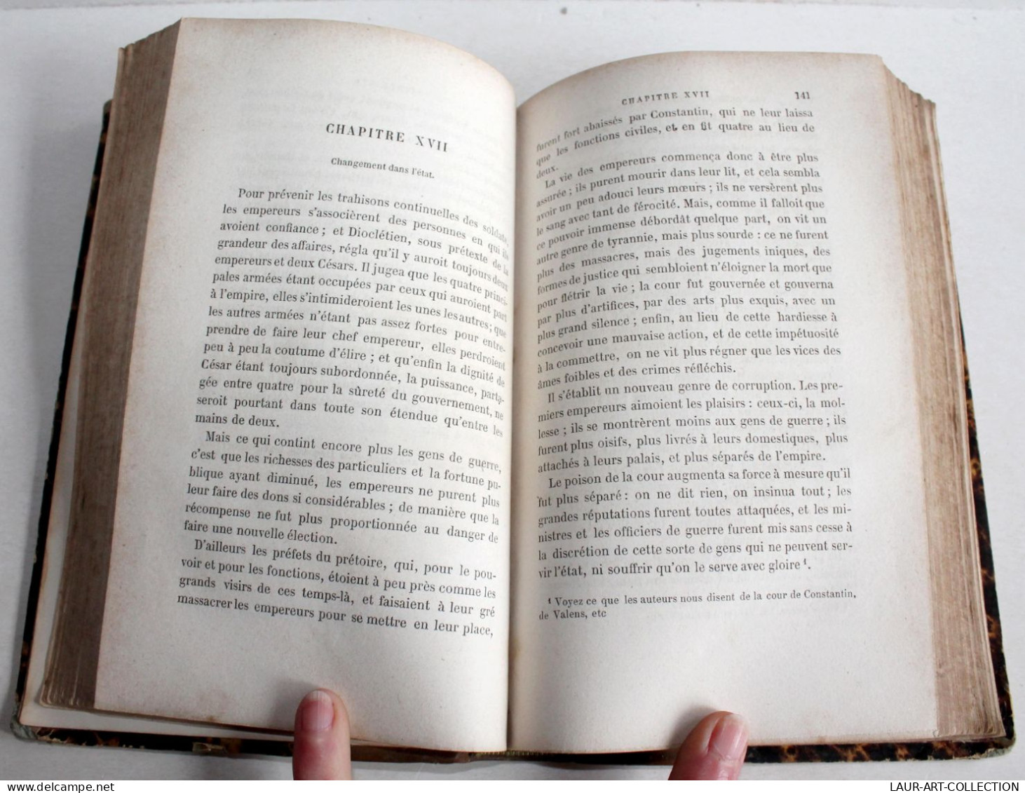 DE LA GRANDEUR DES ROMAINS & DE LEUR DECADENCE De MONTESQUIEU NOUVELLE EDITION 1874, ANCIEN LIVRE XIXe SIECLE (2204.47) - 1801-1900