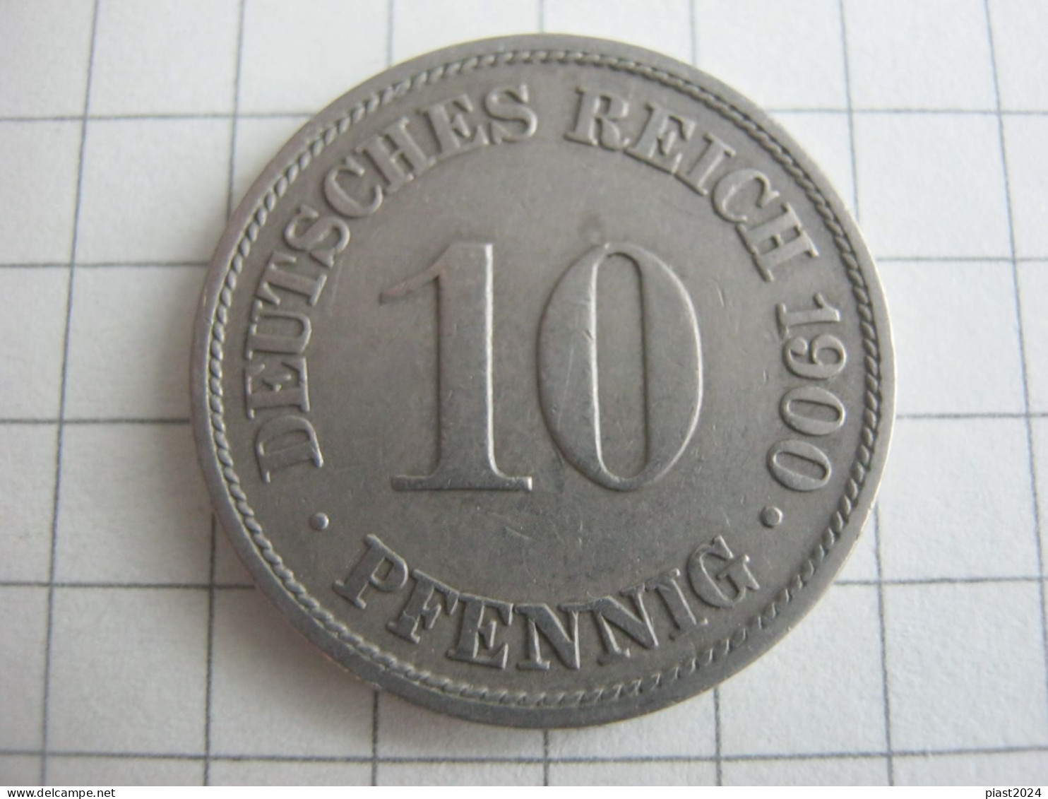 Germany 10 Pfennig 1900 A - 10 Pfennig