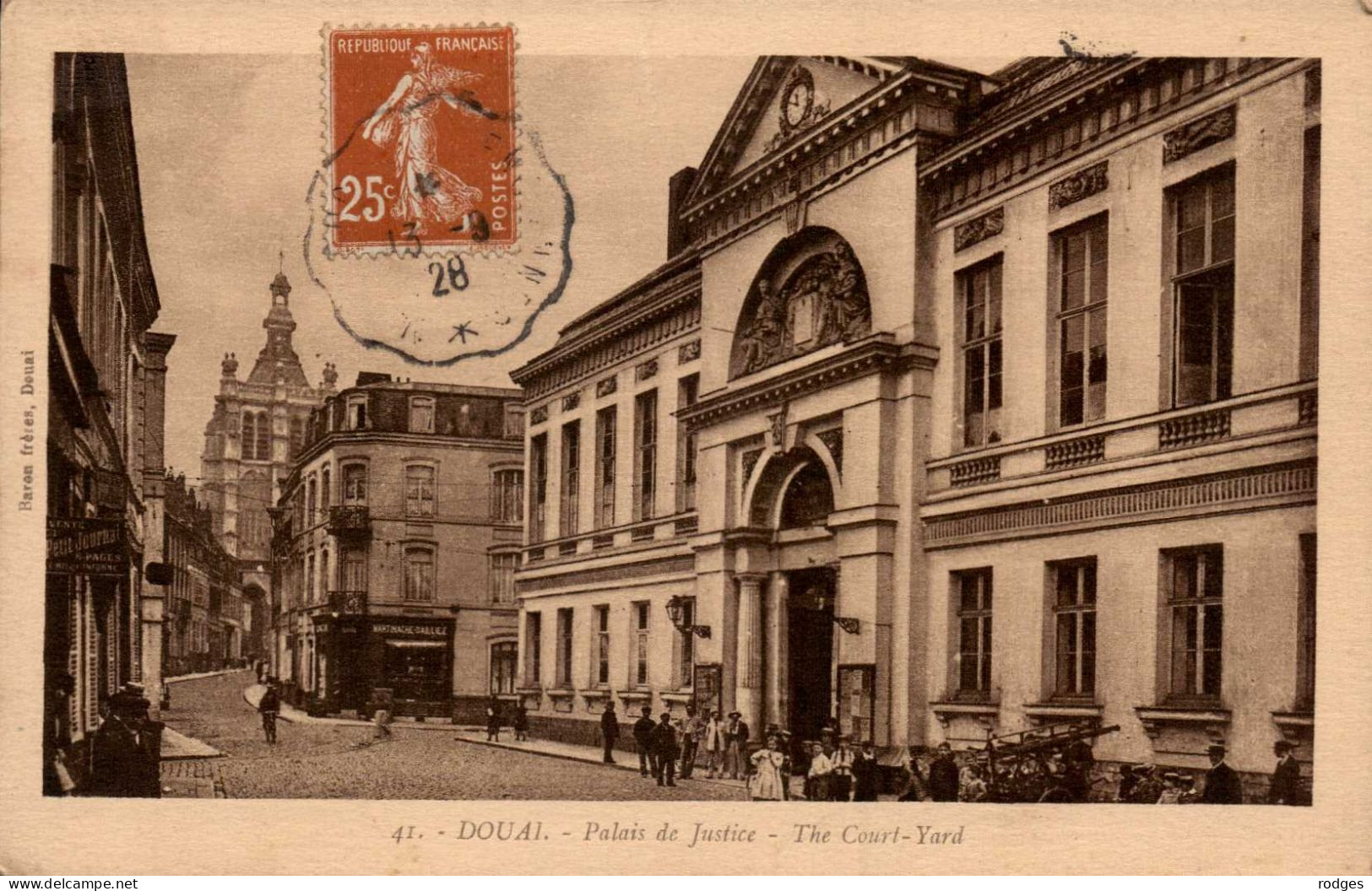59, Cpa  DOUAI , 41 , Palais De Justice (14608.V24) - Douai