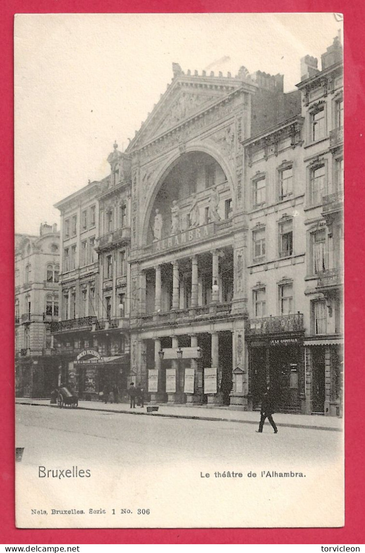 C.P. Bruxelles = Le  Théâtre  De L'  Alhambra - Brussel (Stad)