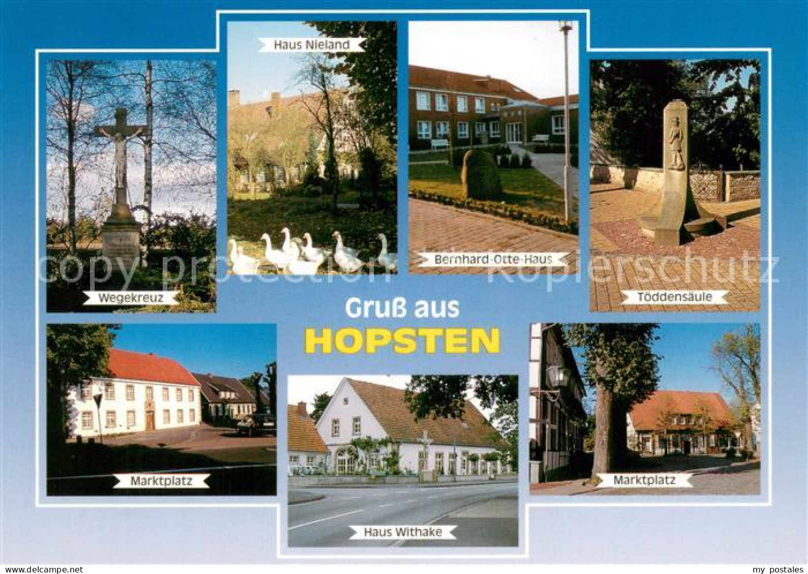 73666715 Hopsten Wegekreuz Haus Nieland Bernhard Otte Haus Toeddensaeule Marktpl - Autres & Non Classés