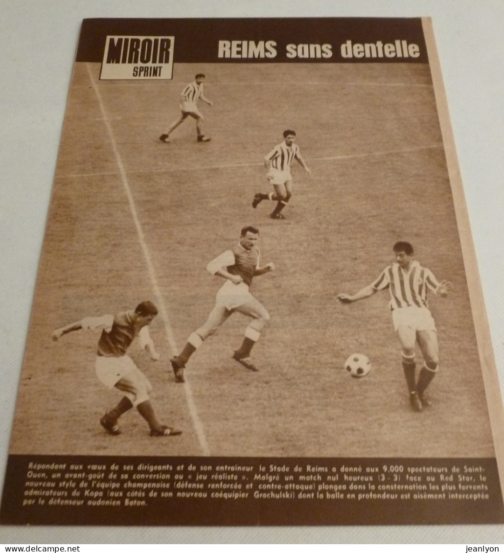 MIROIR SPRINT / Magazine Sport - CYCLISME / ANQUETIL - Verso FOOTBALL / REIMS Sans Dentelle -  N° 1002 / Aout 1965 - Deportes