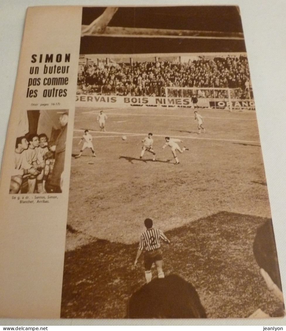 MIROIR SPRINT / Magazine Sport - CAMERA TELEVISION / FOOTBALL NANTES NIMES -  N° 977 / Février 1965 - Deportes