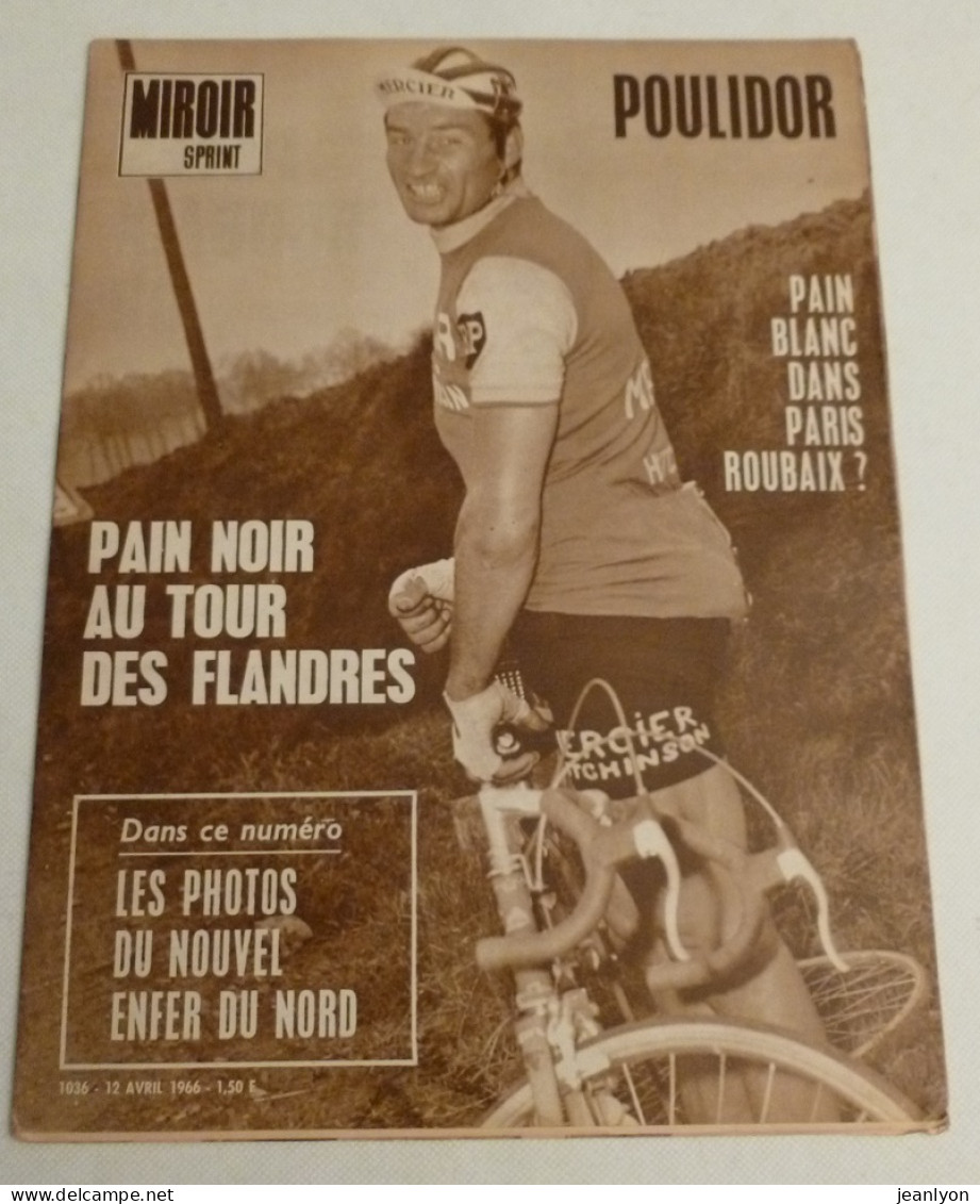 MIROIR SPRINT / Magazine Sport - CYCLISME / POULIDOR Paris Roubaix - RUGBY Italie France - N° 1036 Avril 1966 - Sport