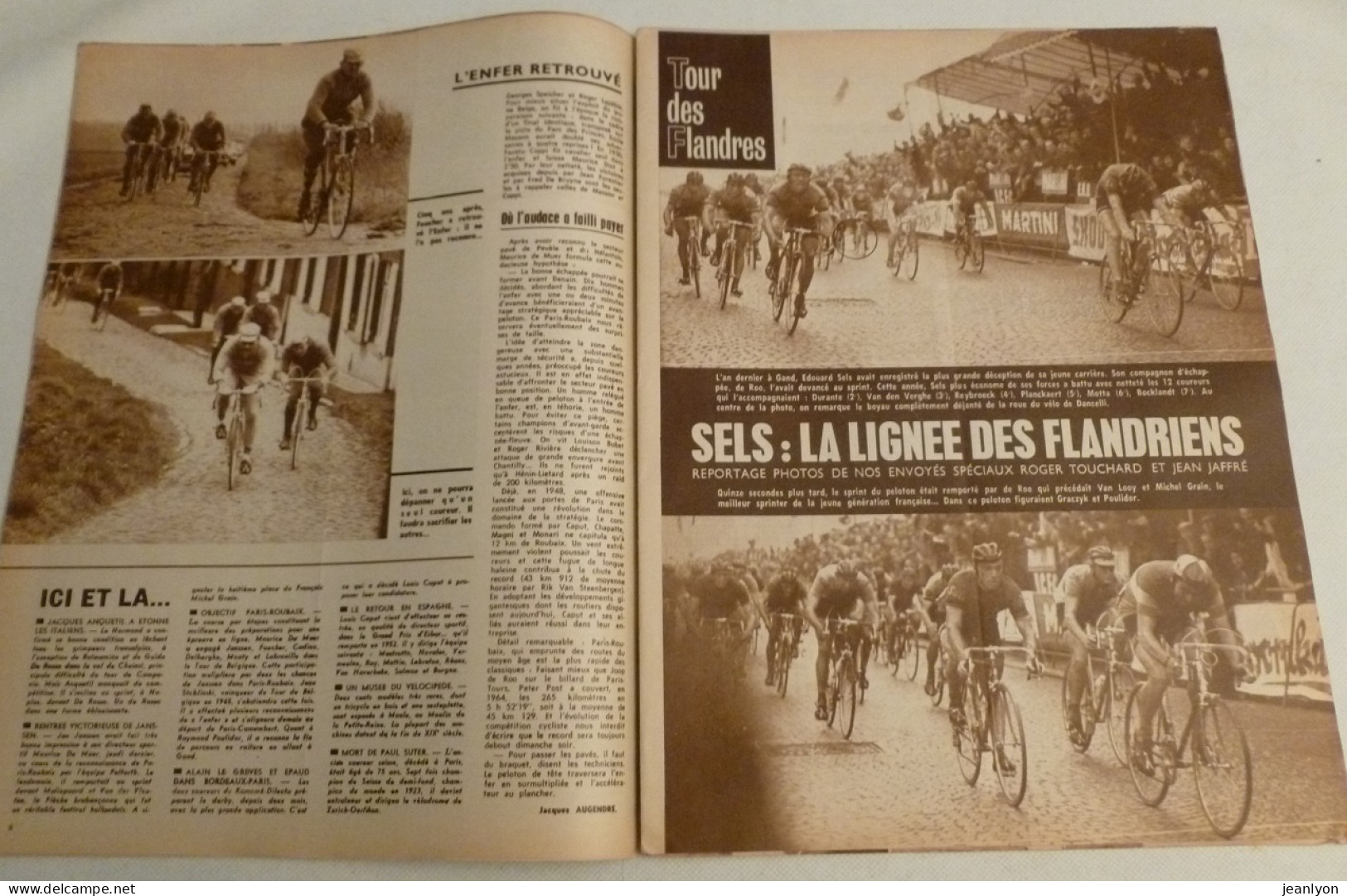 MIROIR SPRINT / Magazine Sport - CYCLISME / POULIDOR Paris Roubaix - RUGBY Italie France - N° 1036 Avril 1966 - Sport