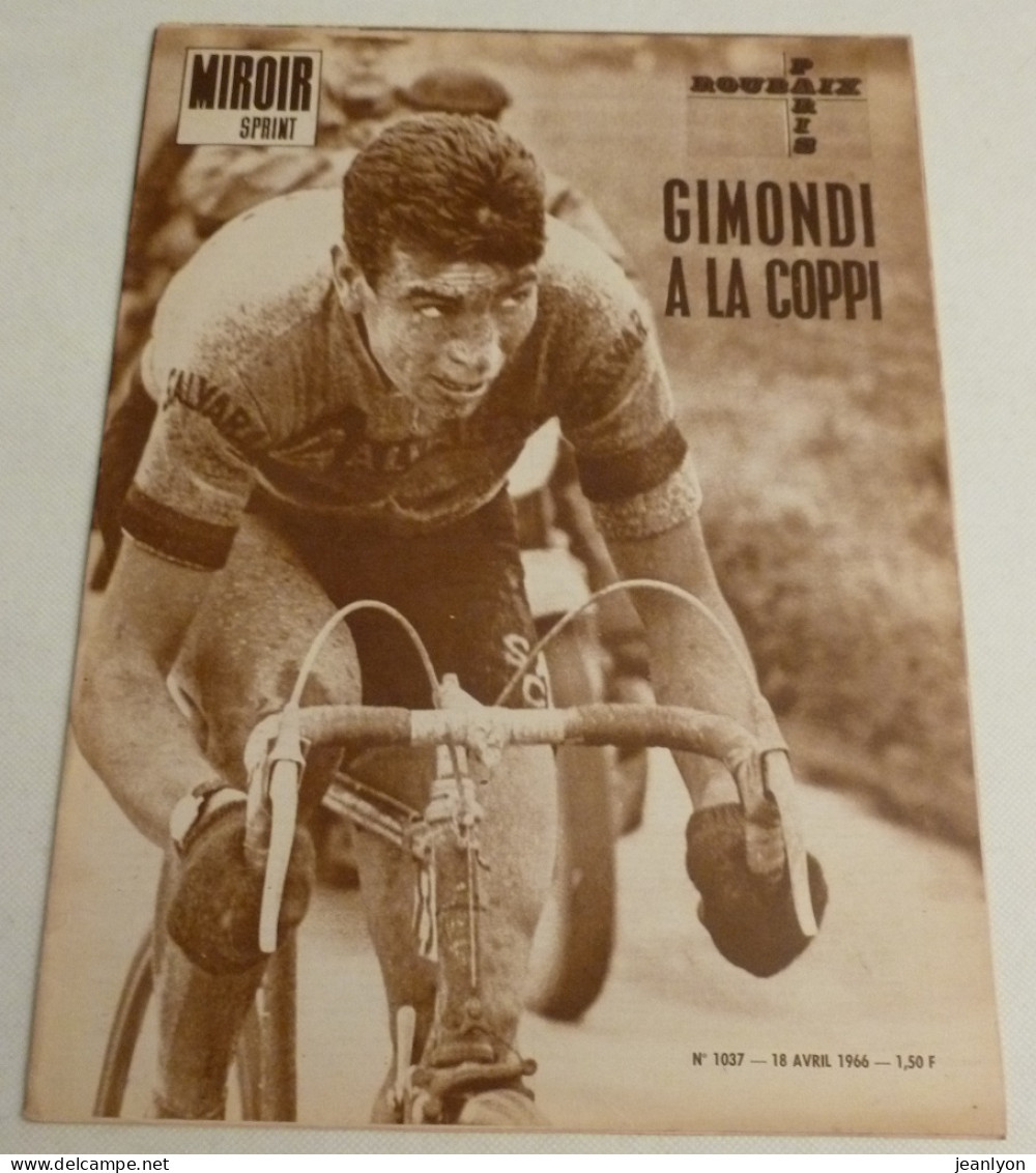 MIROIR SPRINT / Magazine Sport - CYCLISME PARIS ROUBAIX / Gimondi à  La Coppi - N° 1037 Avril 1966 - Deportes