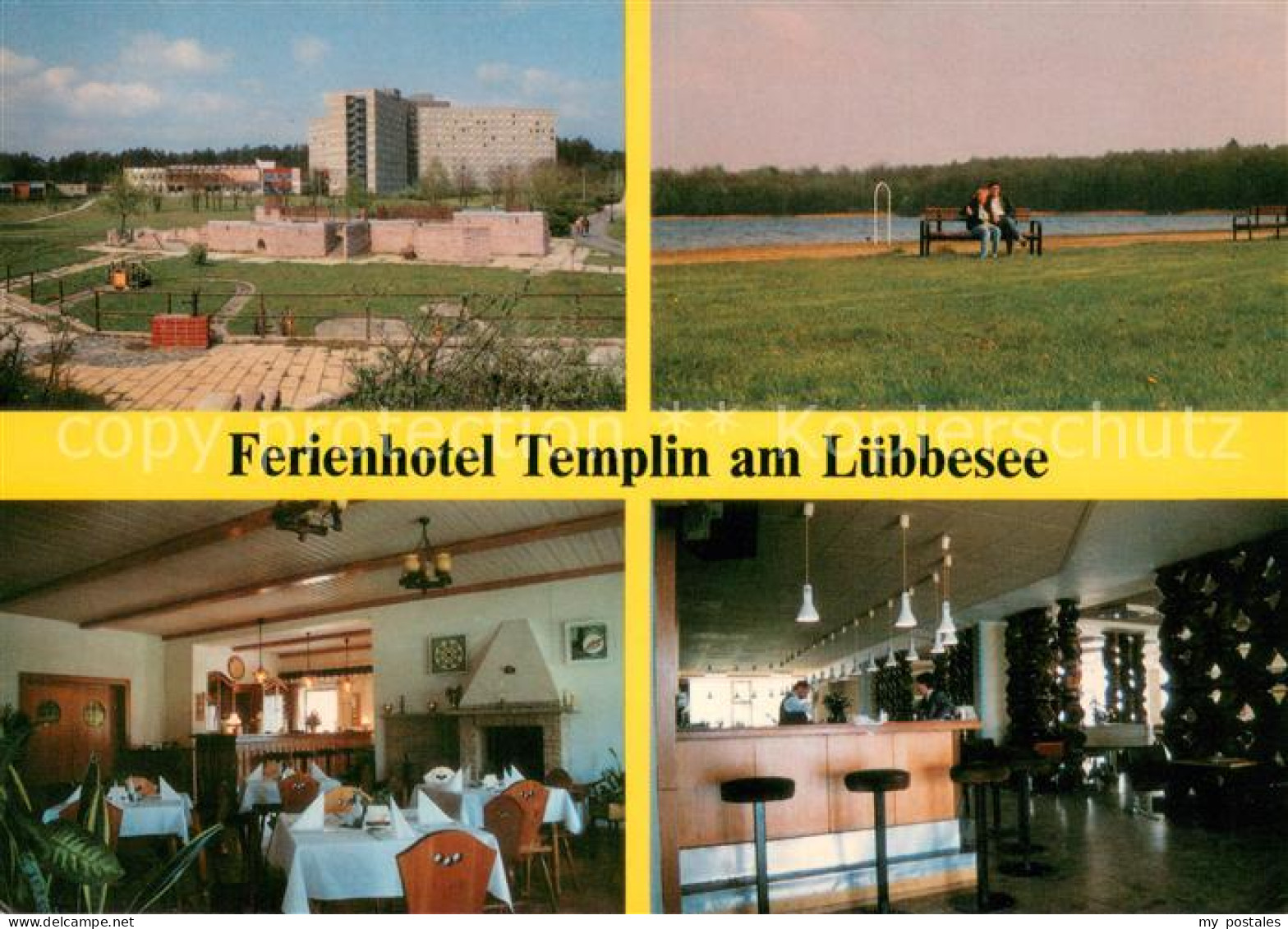 73666666 Templin Ferienhotel Templinam Luebbesee Gaststube Bar Templin - Templin