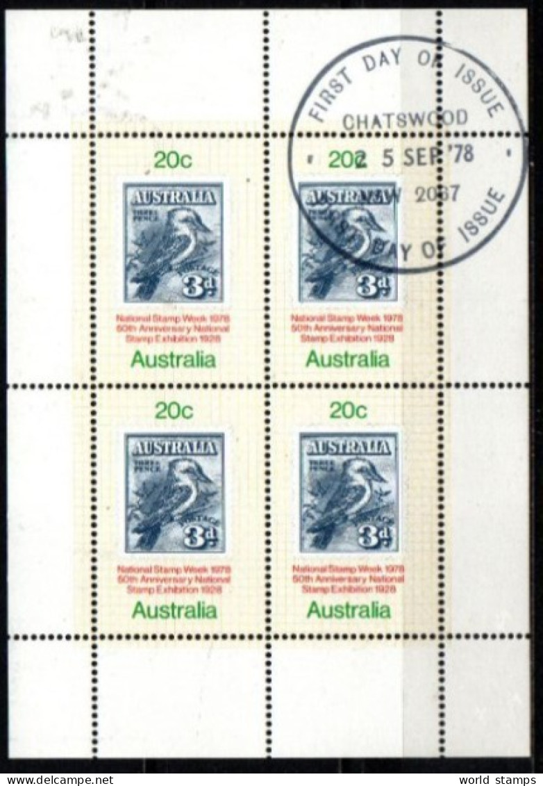 AUSTRALIE 1978 O - Blocks & Kleinbögen