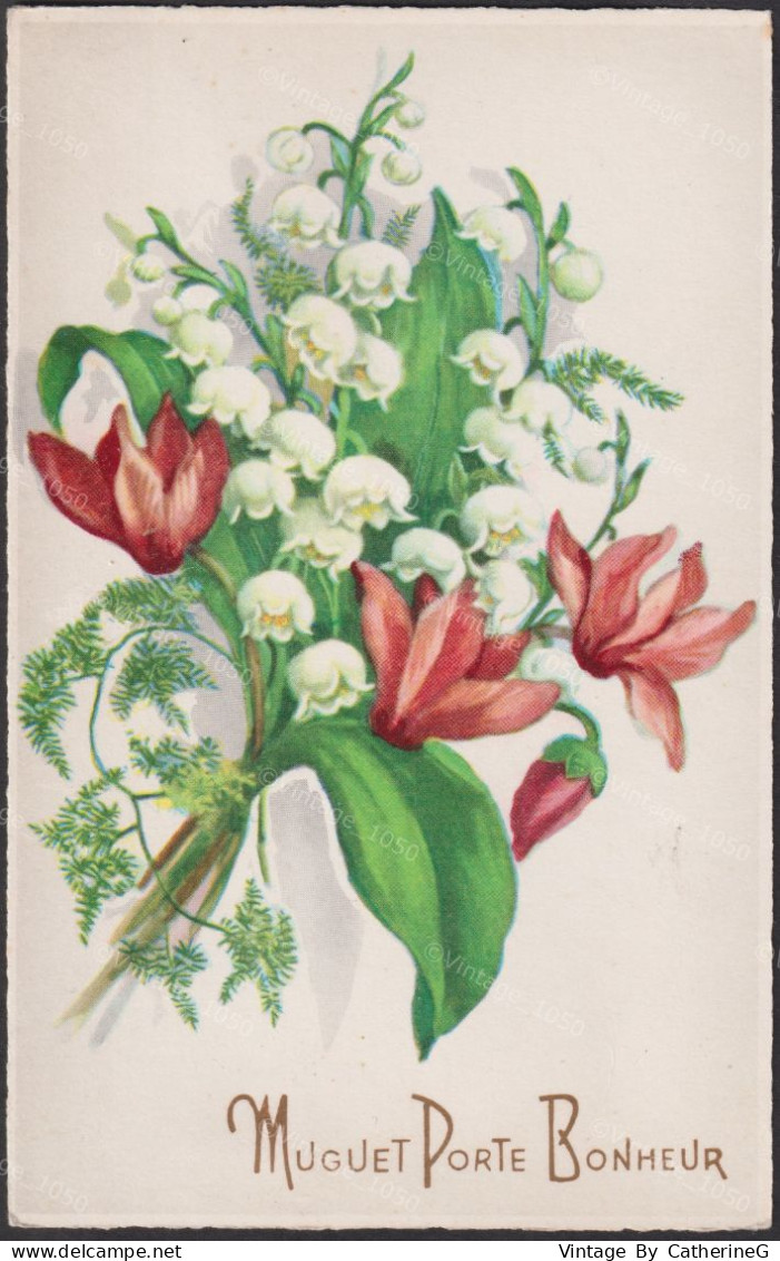 CPA MUGUET Porte-bonheur Vers 1905 Carte  +/- 9x14cm #118010 - Sonstige & Ohne Zuordnung