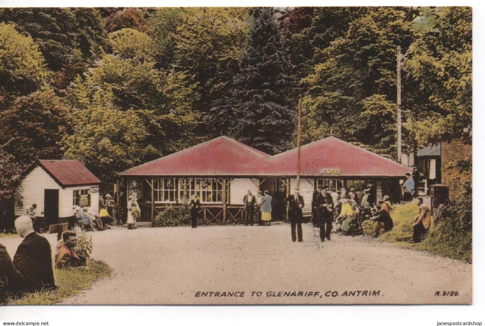 ENTRANCE TO GLENGARIFF COUNTY ANTRIM - POSTALLY USED 1955 - IN GOOD CONDITION - Antrim