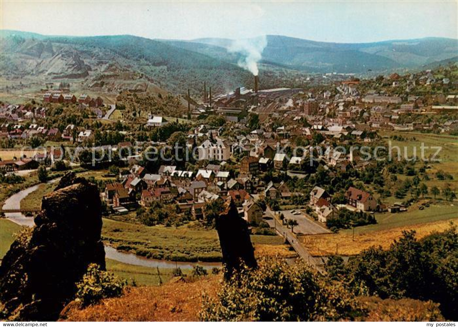 73666538 Eiserfeld-Niederscheiderhuette Fliegeraufnahme  - Siegen