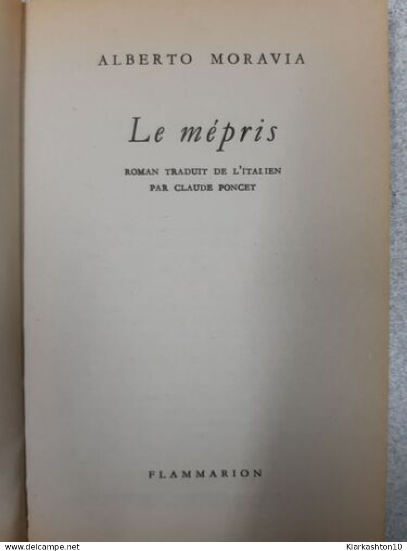 Le Mépris - Otros & Sin Clasificación