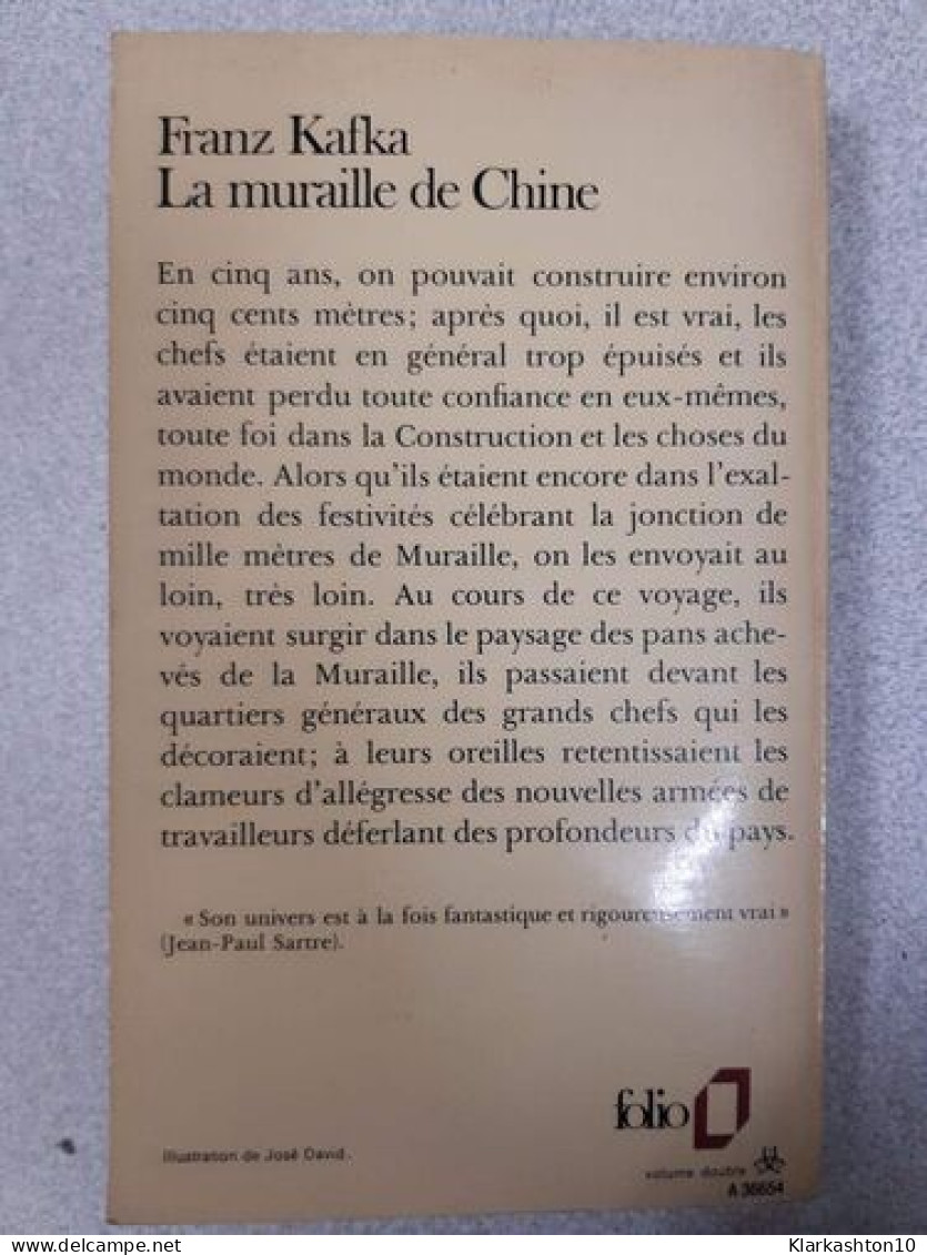 La Muraille De Chine - Autres & Non Classés