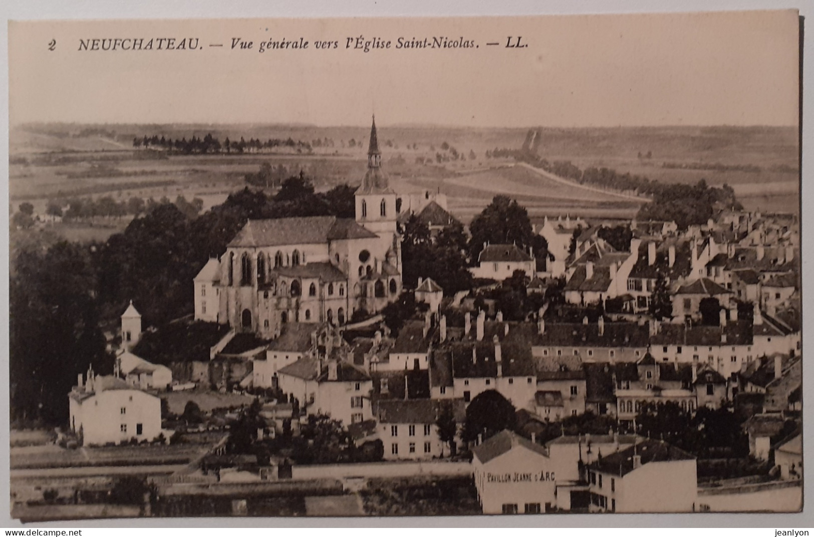 NEUFCHATEAU (88 Vosges) - Vue Aérienne Vers Eglise Saint Nicolas - Neufchateau