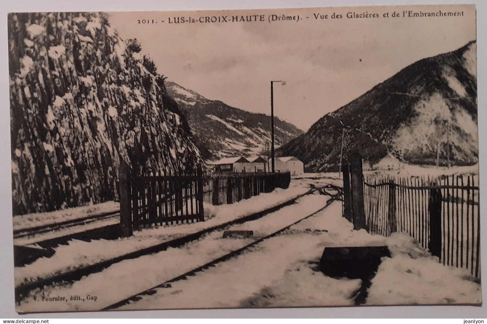 LUS LA CROIX HAUTE (26 Drôme) - Vue Des Glacières Et Embranchement - CACHET MILITAIRE : 157E REGIMENT ASPRES S/ BUECH - Otros & Sin Clasificación