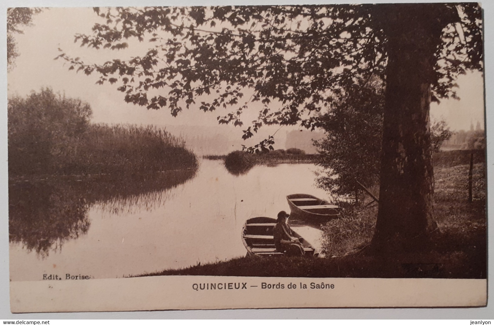 QUINCIEUX (69 Rhône) - Bords De La Saône - Barque  - Altri & Non Classificati