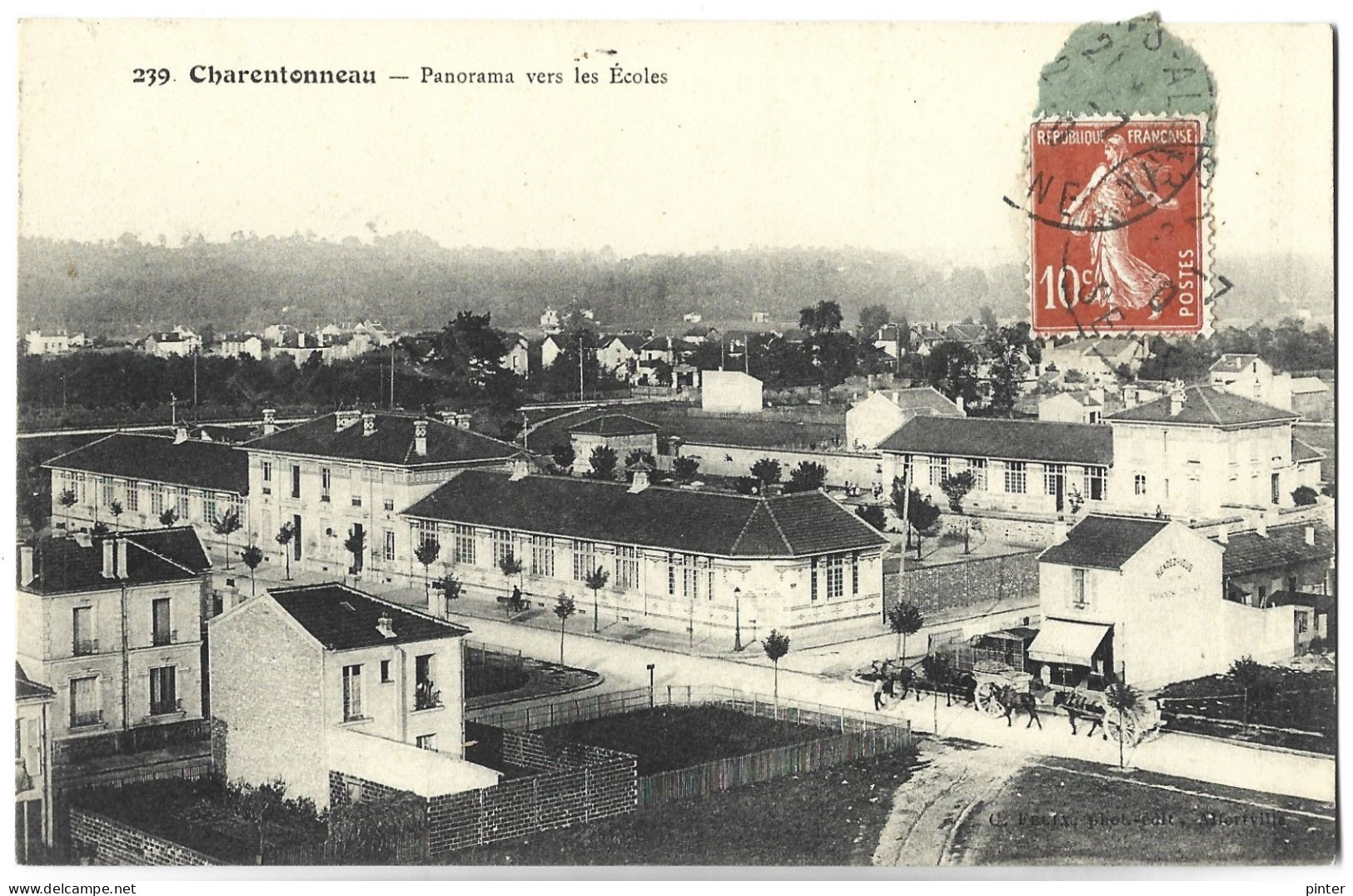 MAISONS ALFORT - CHARENTONNEAU - Panorama Vers Les Ecoles - Maisons Alfort