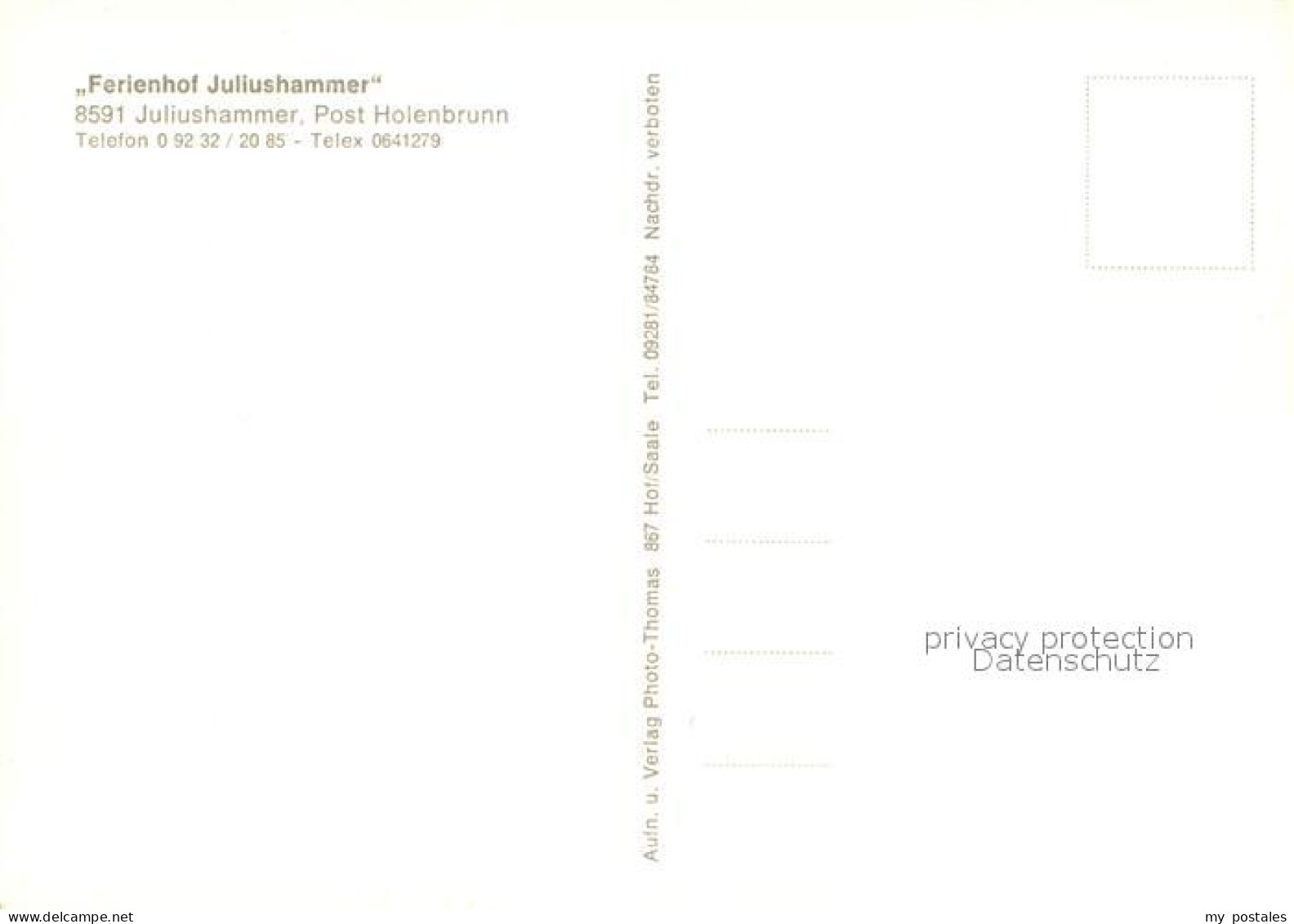 73666364 Juliushammer Wunsiedel Ferienhof Juliushammer  - Wunsiedel