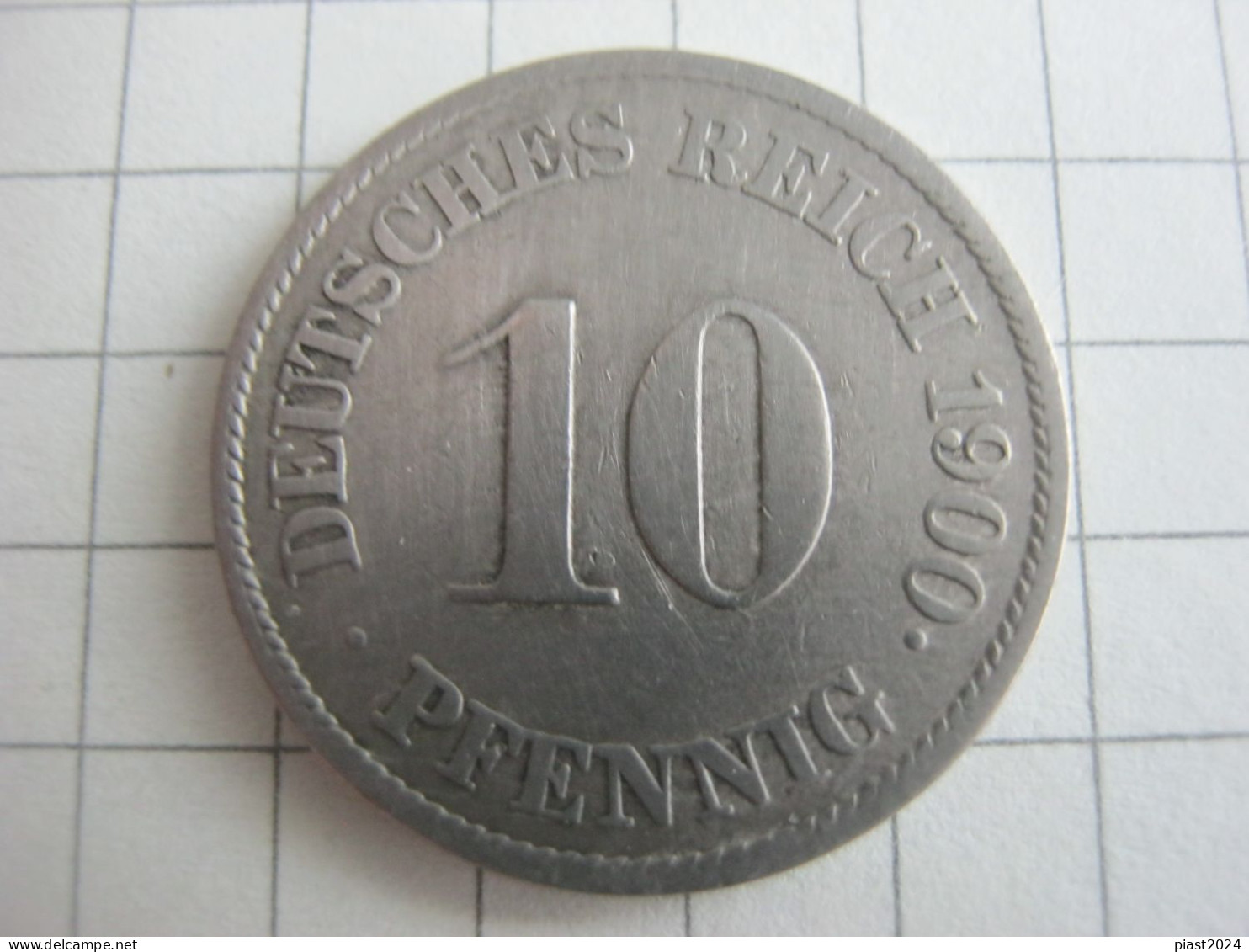 Germany 10 Pfennig 1900 J - 10 Pfennig