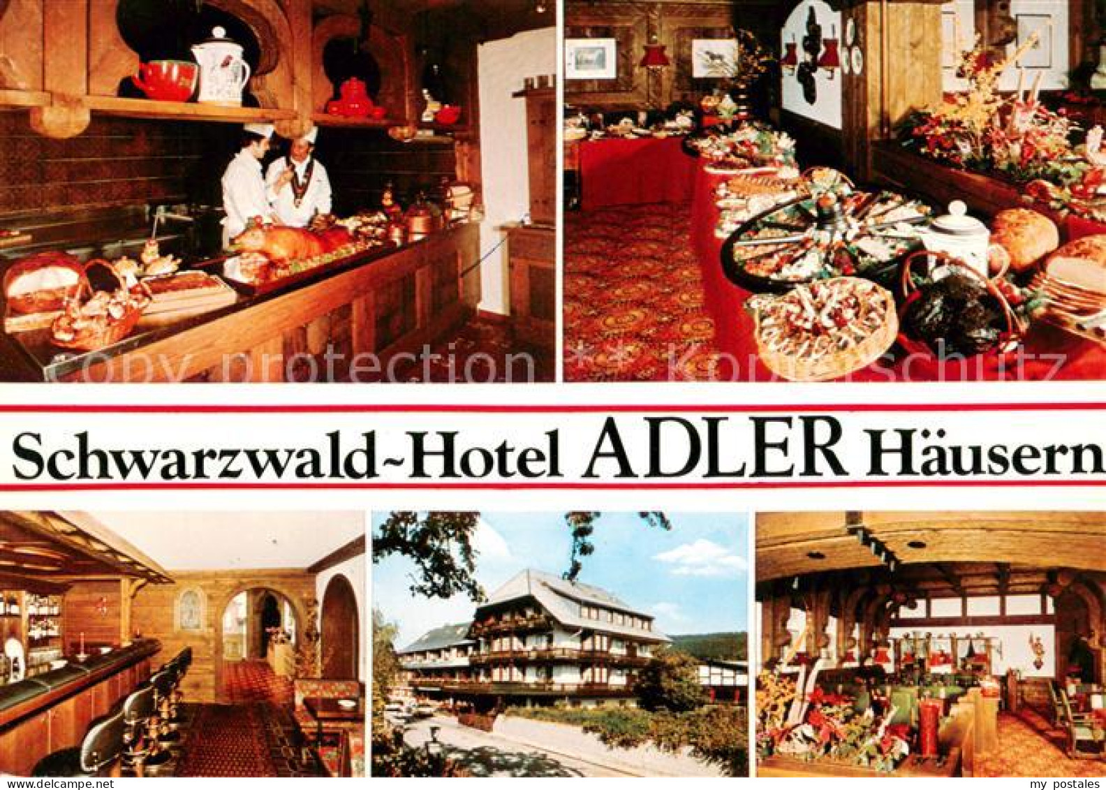 73664834 Haeusern Schwarzwald Hotel Restaurant Adler Gastraeume Festtafel Bar Ha - Other & Unclassified