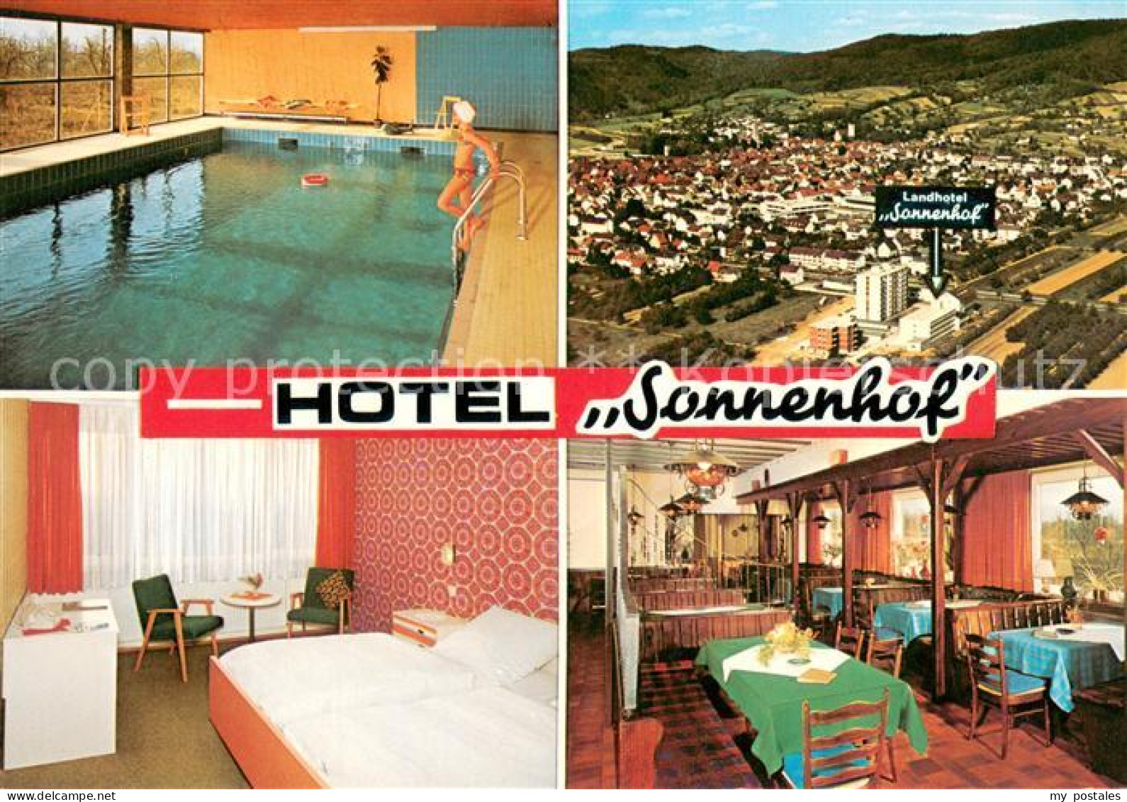 73664832 Leutershausen Hirschberg Bergstrasse Hotel Sonnenhof Hallenbad Panorama - Other & Unclassified