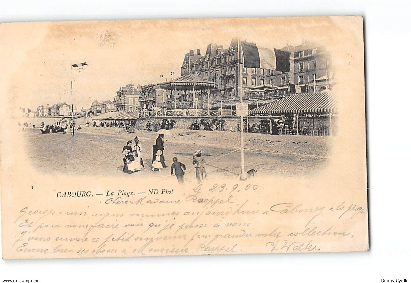 CABOURG - La Plage - Très Bon état - Cabourg