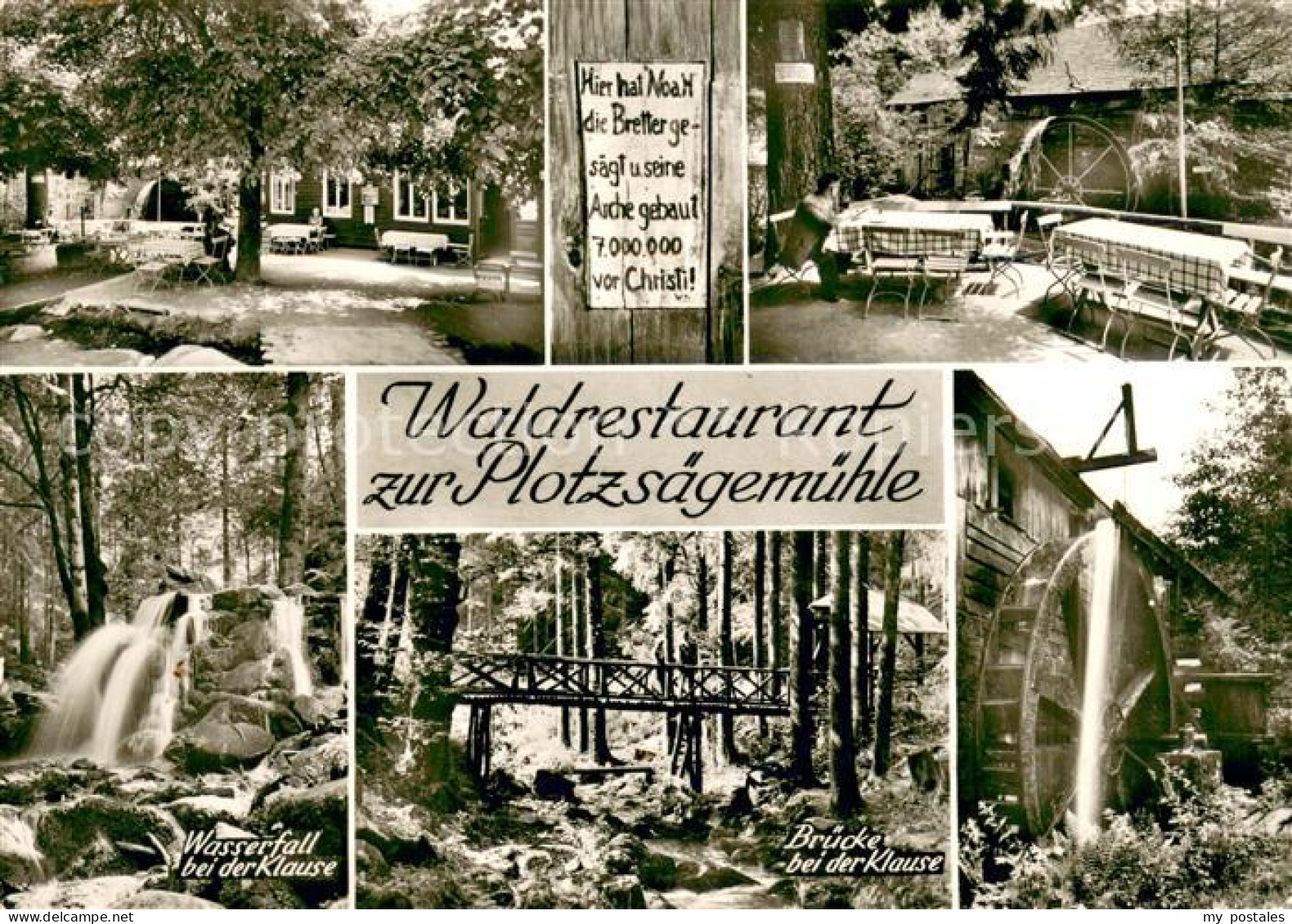 73664822 Bad Herrenalb Waldrestaurant Zur Plotzsaegemuehle Wasserfall Und Brueck - Bad Herrenalb