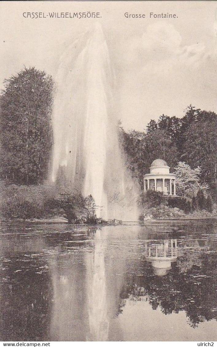 AK Cassel - Wilhelmshöhe - Grosse Fontaine - Ca. 1910 (69038) - Kassel