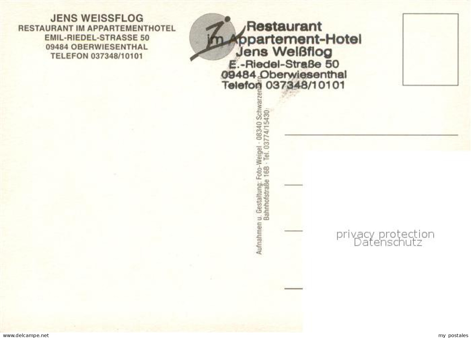 73664797 Oberwiesenthal Erzgebirge Jens Weissflog Restaurant Im Appartementhotel - Oberwiesenthal