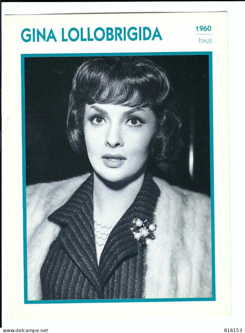 GINA LOLLOBRIGIDA       (18 X 13 Cm) - Actors