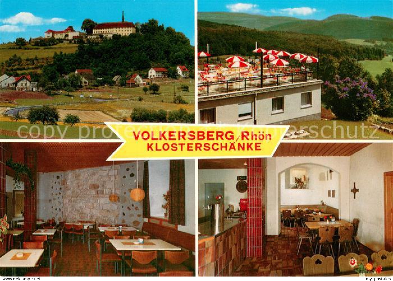 73664722 Volkers Bad Brueckenau Klosterschaenke Volkersberg Gastraeume Terrasse  - Autres & Non Classés