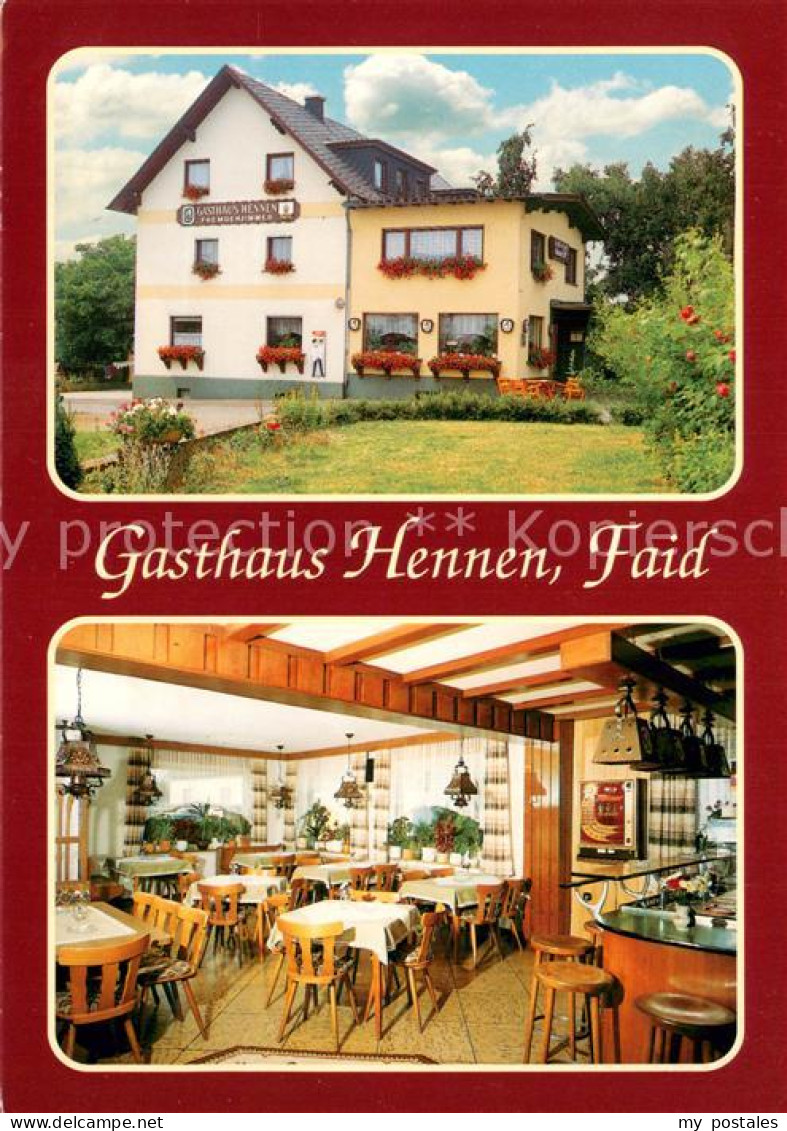 73664715 Faid Gasthaus Hennen Gaststube Faid - Autres & Non Classés
