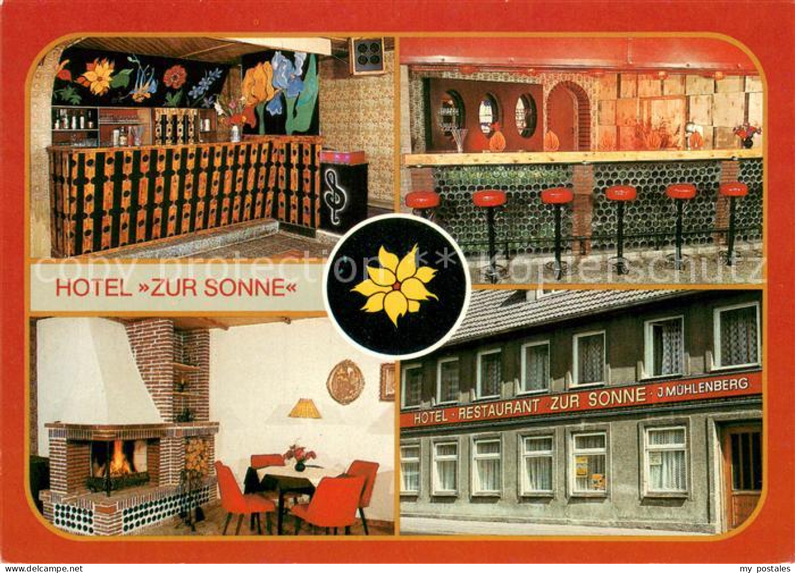 73664707 Goldberg Mecklenburg Hotel Zur Sonne Tanzsaal Bar Kaminecke Goldberg Me - Andere & Zonder Classificatie