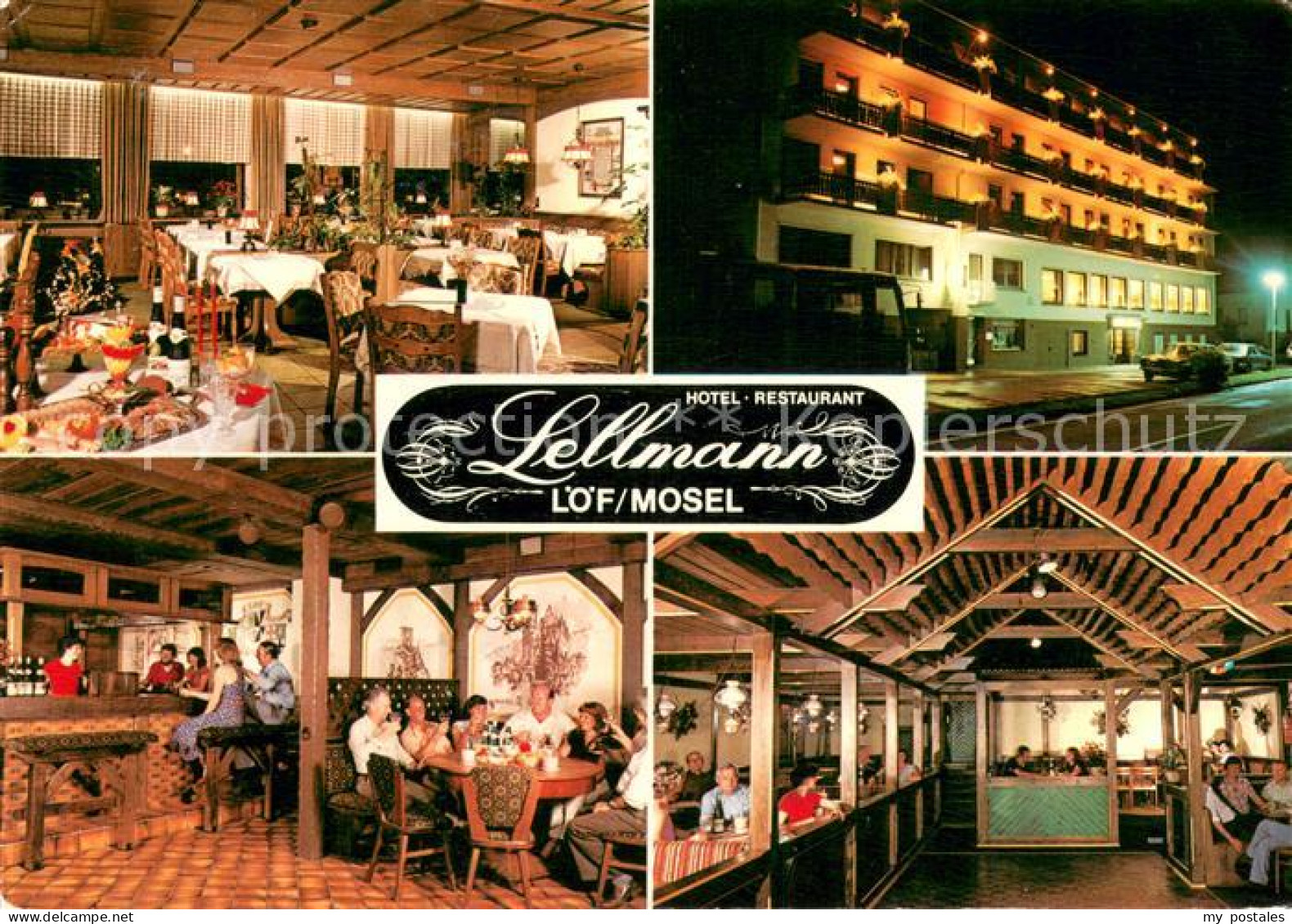 73664705 Loef Mosel Hotel Restaurant Lellmann Gastraeume Bar Loef Mosel - Autres & Non Classés