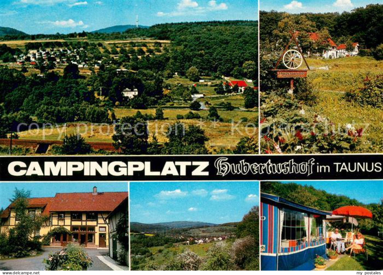 73664704 Niederjosbach Panorama Campingplatz Hubertushof Teilansichten Niederjos - Autres & Non Classés