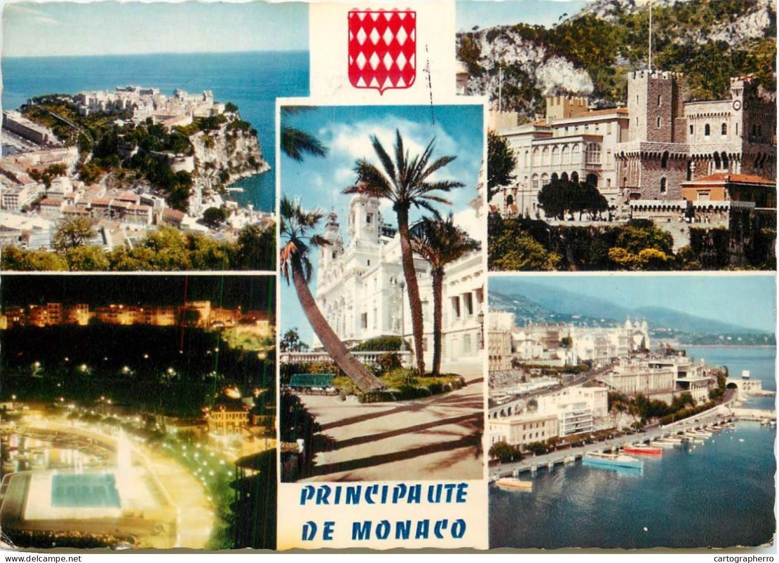 Navigation Sailing Vessels & Boats Themed Postcard Monaco Principate Harbouir - Velieri