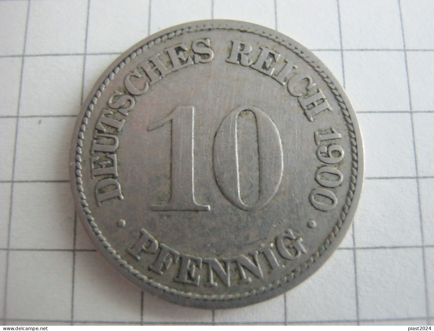 Germany 10 Pfennig 1900 F - 10 Pfennig