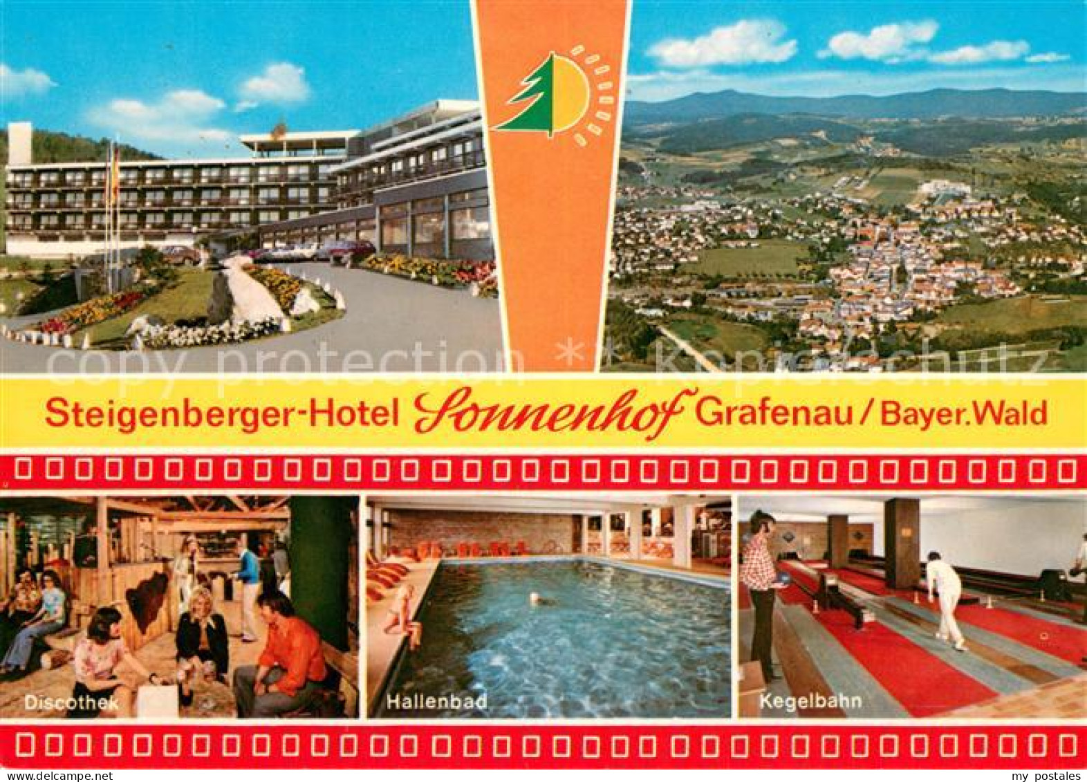 73664649 Grafenau Niederbayern Steigenberger Hotel Sonnenhof Discothek Hallenbad - Autres & Non Classés