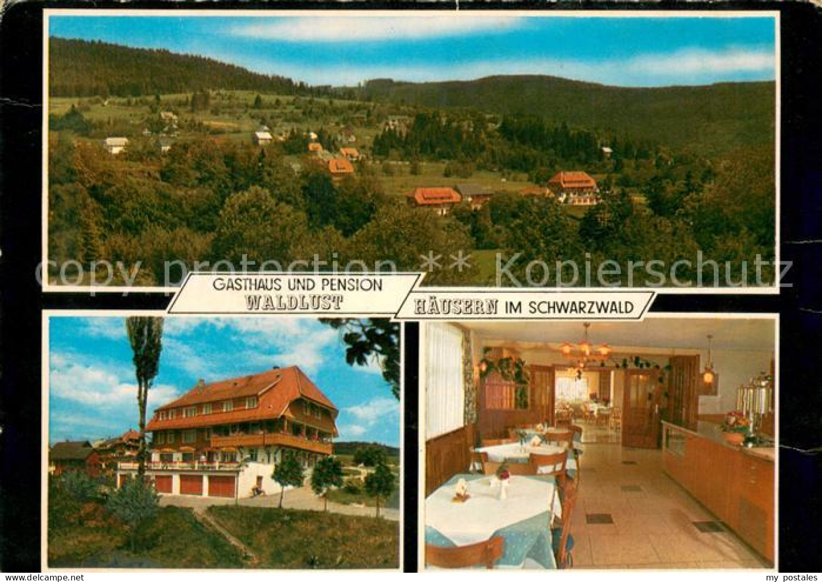 73664616 Haeusern Schwarzwald Panorama Gasthaus Pension Waldlust Gaststube Haeus - Other & Unclassified