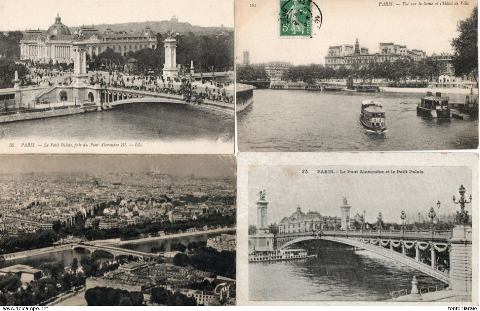 Lot De Douze Cartes Sur La  Seine Et Ses Ponts - Die Seine Und Ihre Ufer