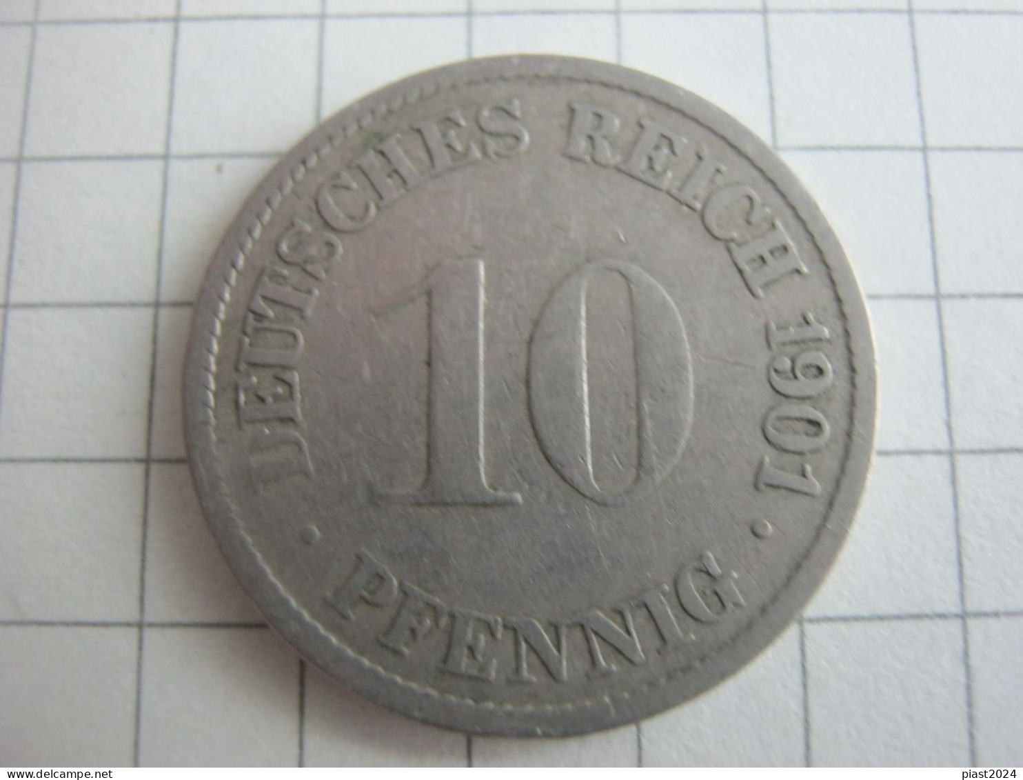 Germany 10 Pfennig 1901 G - 10 Pfennig